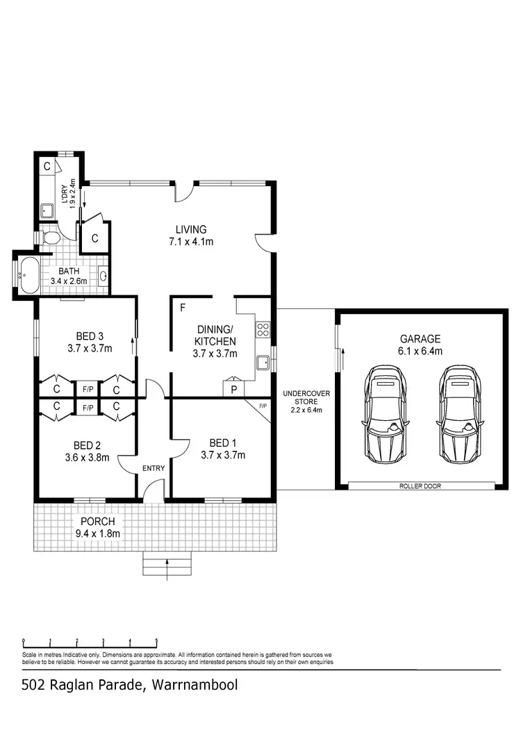 Floorplan of Homely house listing, 502 Raglan Parade, Warrnambool VIC 3280