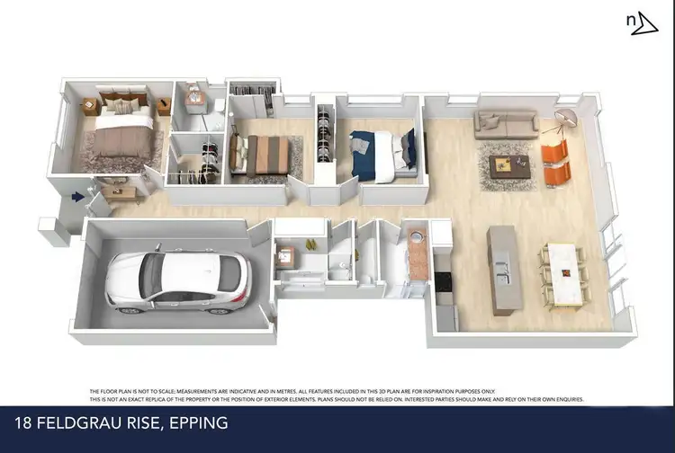 Floorplan of Homely house listing, 18 Feldgrau Rise, Epping VIC 3076