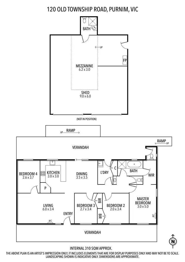 Floorplan of Homely house listing, 120 Old Township Road, Panmure VIC 3265