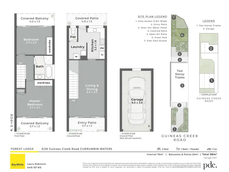 Floorplan of Homely townhouse listing, 3/28 Guineas Creek Road, Currumbin Waters QLD 4223