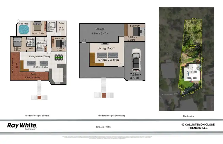 Floorplan of Homely house listing, 10 Callistemon Close, Frenchville QLD 4701