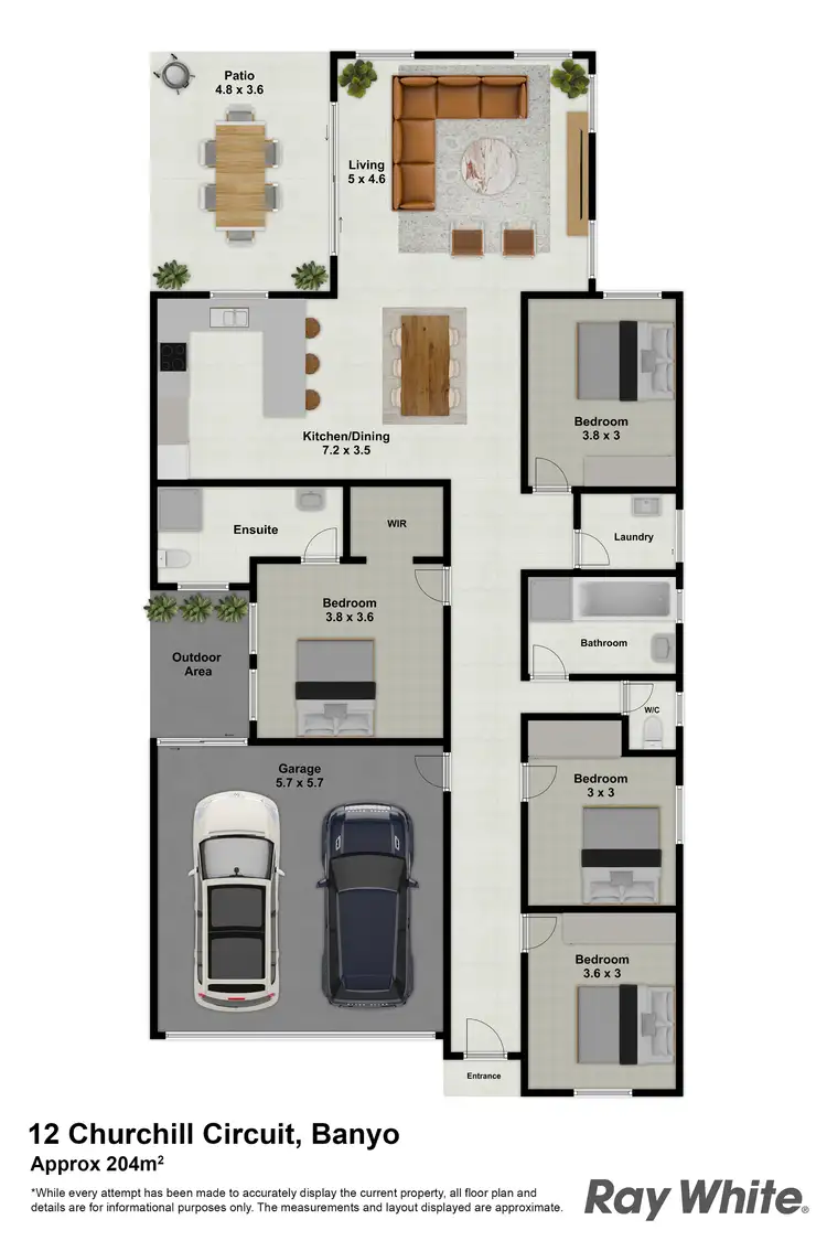 Floorplan of Homely house listing, 12 Churchill Circuit, Banyo QLD 4014