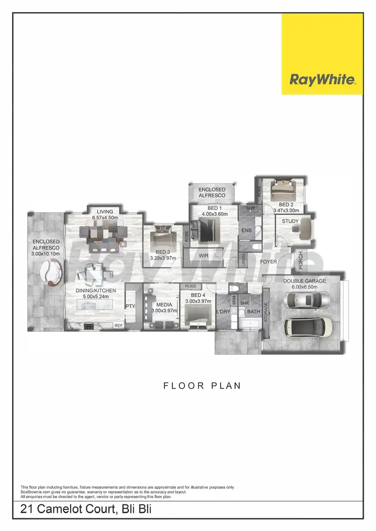 Floorplan of Homely house listing, 21 Camelot Court, Bli Bli QLD 4560