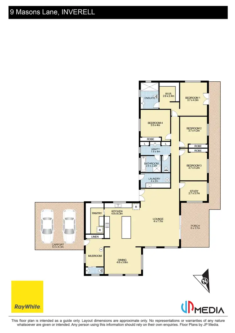 Floorplan of Homely house listing, 9 Masons Lane, Inverell NSW 2360