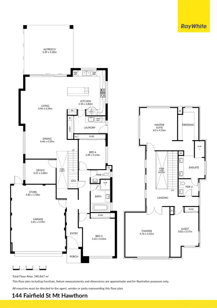 Floorplan of Homely house listing, 144 Fairfield Street, Mount Hawthorn WA 6016