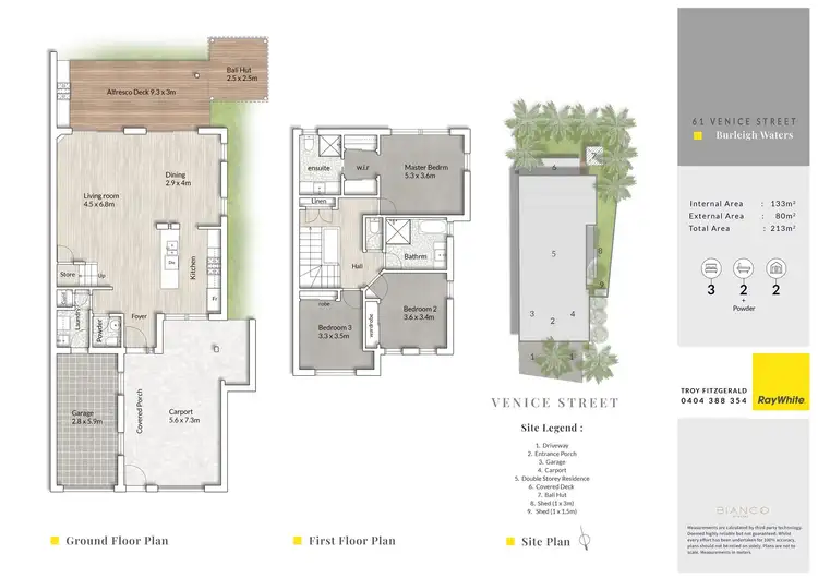 Floorplan of Homely house listing, 61 Venice Street, Burleigh Waters QLD 4220