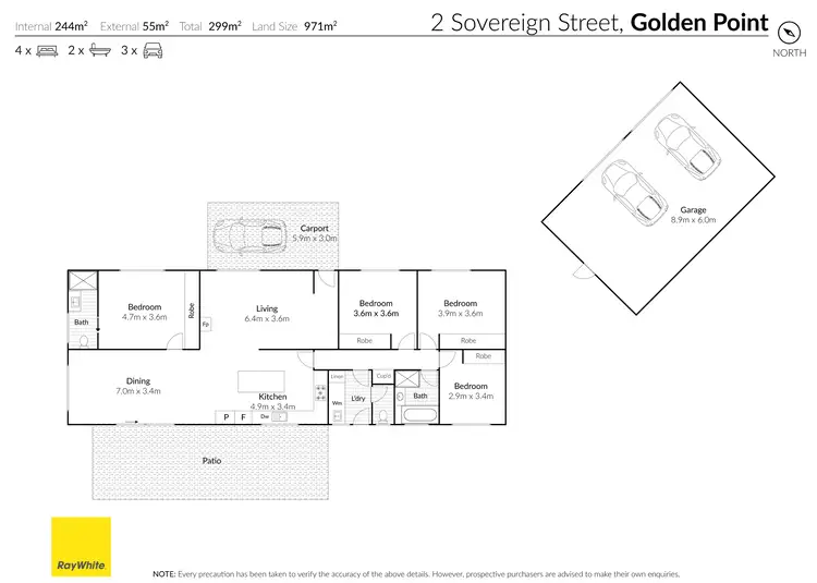 Floorplan of Homely house listing, 2 Sovereign Street, Golden Point VIC 3350