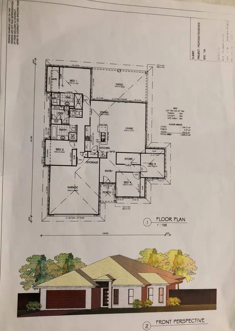 Floorplan of Homely house listing, 9 Dewdrop Place, Ningi QLD 4511