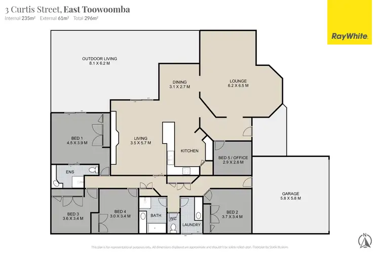 Floorplan of Homely house listing, 3 Curtis Street, East Toowoomba QLD 4350