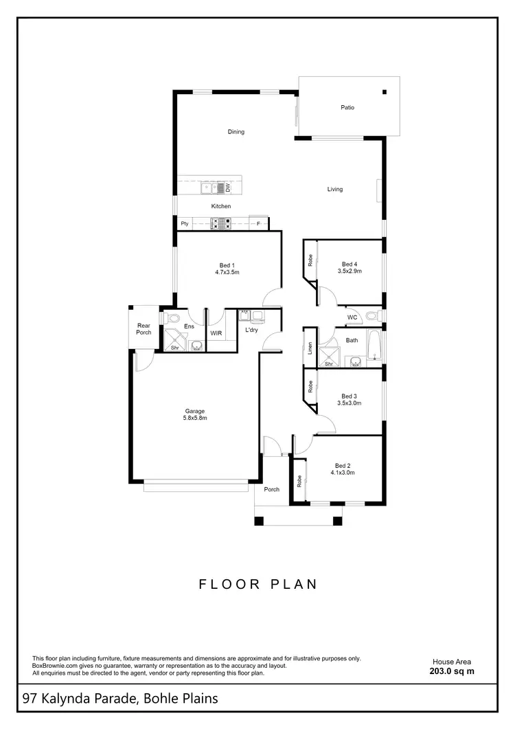 Floorplan of Homely house listing, 97 Kalynda Parade, Bohle Plains QLD 4817