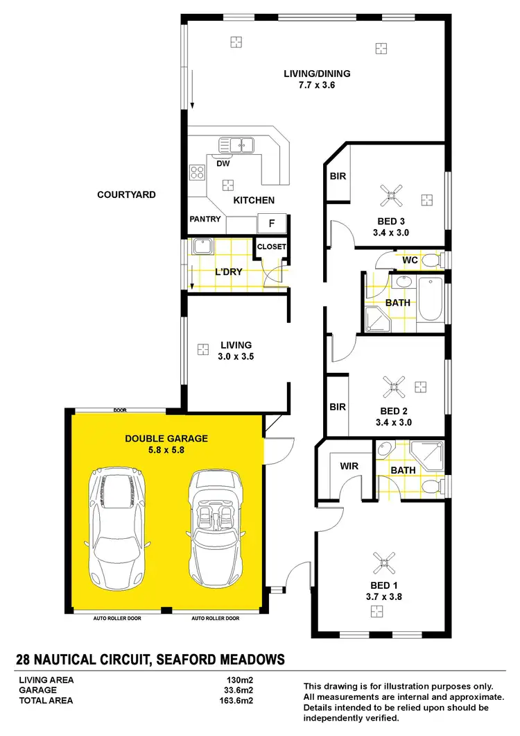 Floorplan of Homely house listing, 28 Nautical Circuit, Seaford Meadows SA 5169