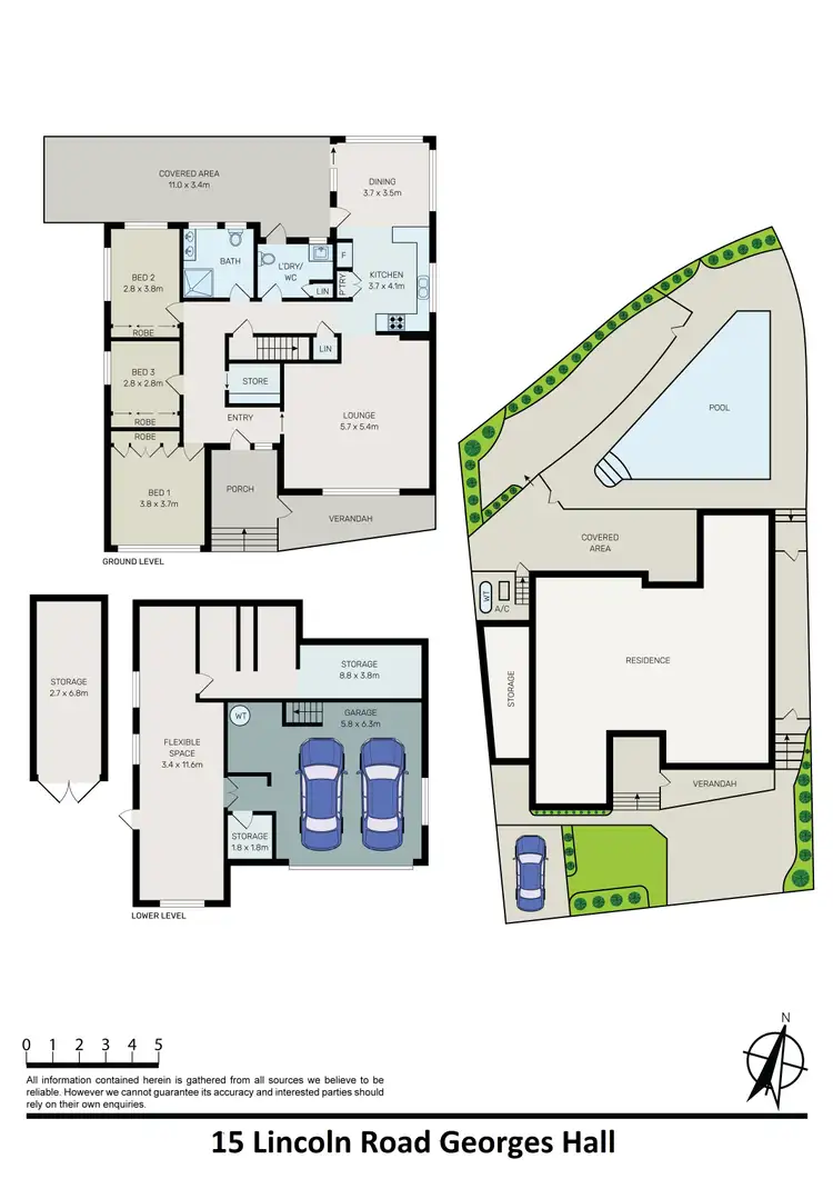Floorplan of Homely house listing, 15 Lincoln Road, Georges Hall NSW 2198