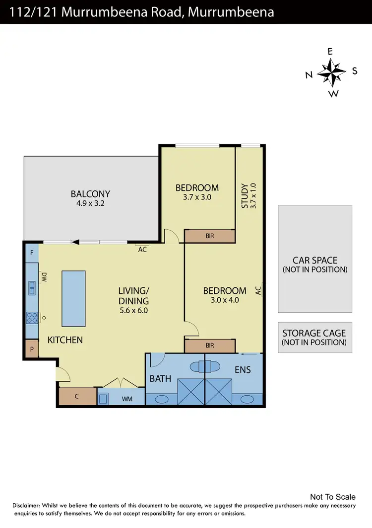 Floorplan of Homely apartment listing, 112/121 Murrumbeena Road, Murrumbeena VIC 3163