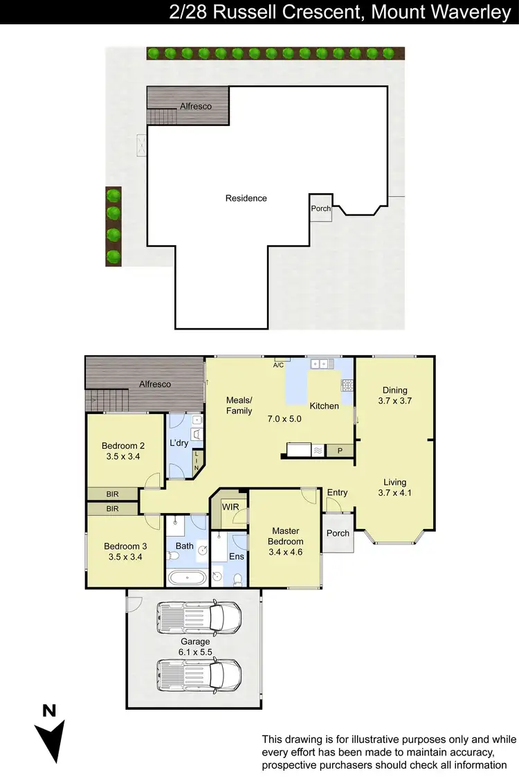 Floorplan of Homely unit listing, 2/28 Russell Crescent, Mount Waverley VIC 3149