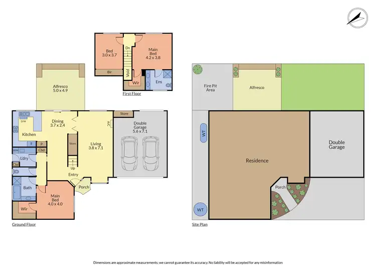 Floorplan of Homely townhouse listing, 15A Trawalla Road, Croydon VIC 3136