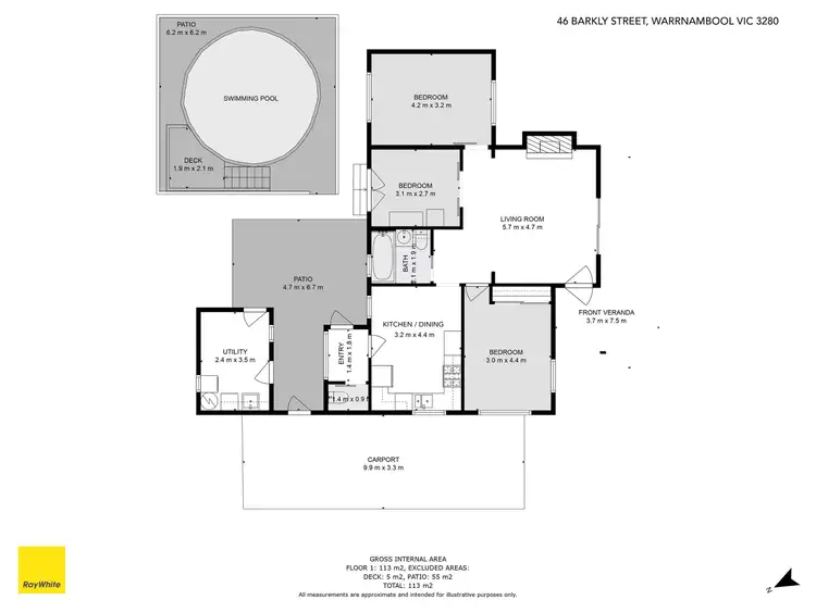 Floorplan of Homely house listing, 46 Barkly Street, Warrnambool VIC 3280