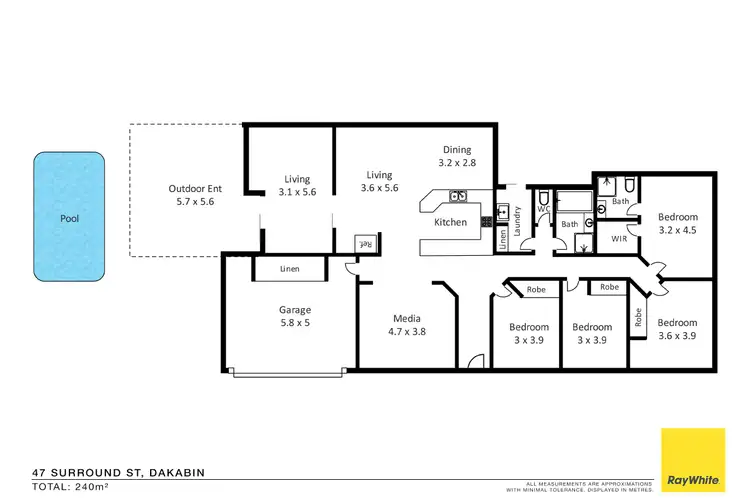 Floorplan of Homely house listing, 47 Surround Street, Dakabin QLD 4503