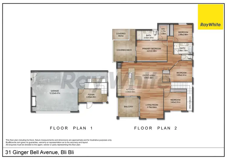 Floorplan of Homely house listing, 31 Ginger Bell Avenue, Bli Bli QLD 4560