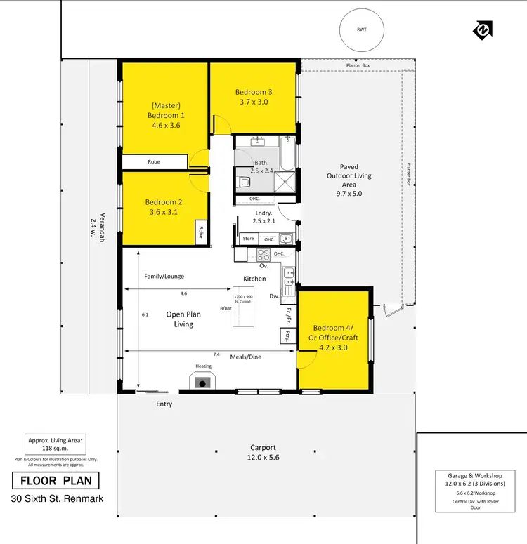 Floorplan of Homely house listing, 30 Sixth Street, Renmark SA 5341