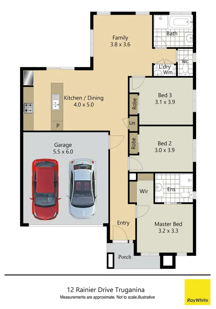 Floorplan of Homely house listing, 12 Rainier Drive, Truganina VIC 3029