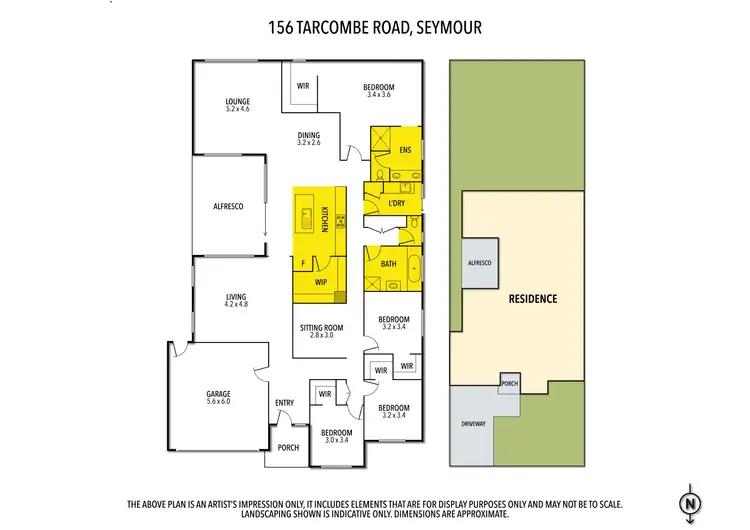 Floorplan of Homely house listing, 156 Tarcombe Road, Seymour VIC 3660