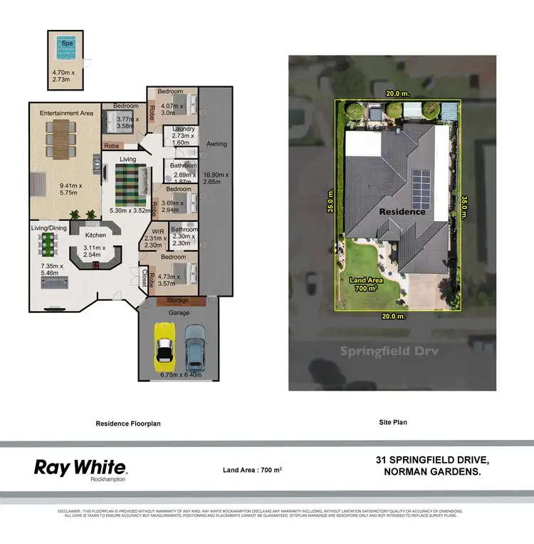 Floorplan of Homely house listing, 31 Springfield Drive, Norman Gardens QLD 4701