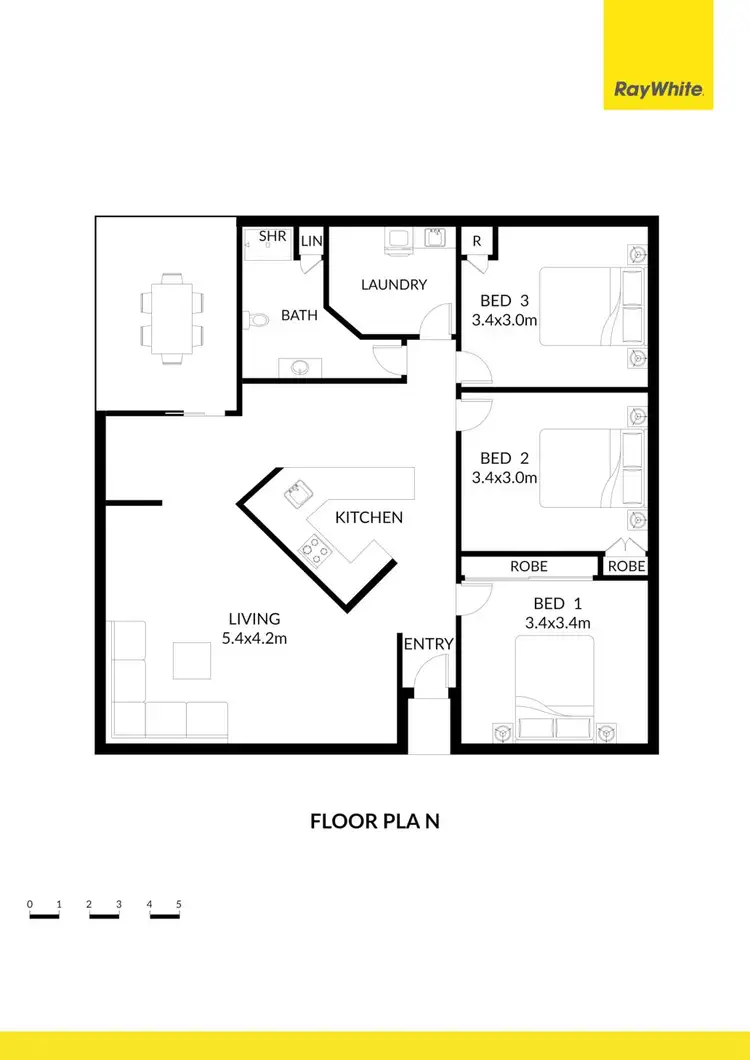 Floorplan of Homely house listing, 16 Thistle Court, Rasmussen QLD 4815