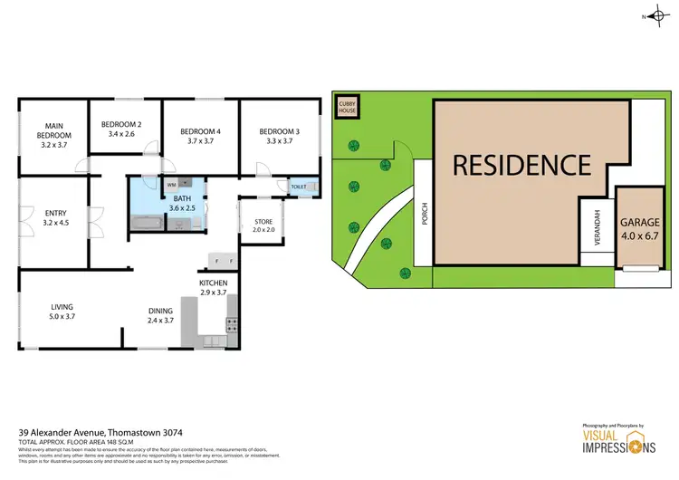 Floorplan of Homely house listing, 39 Alexander Avenue, Thomastown VIC 3074