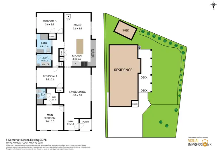 Floorplan of Homely house listing, 5 Somerset Street, Epping VIC 3076