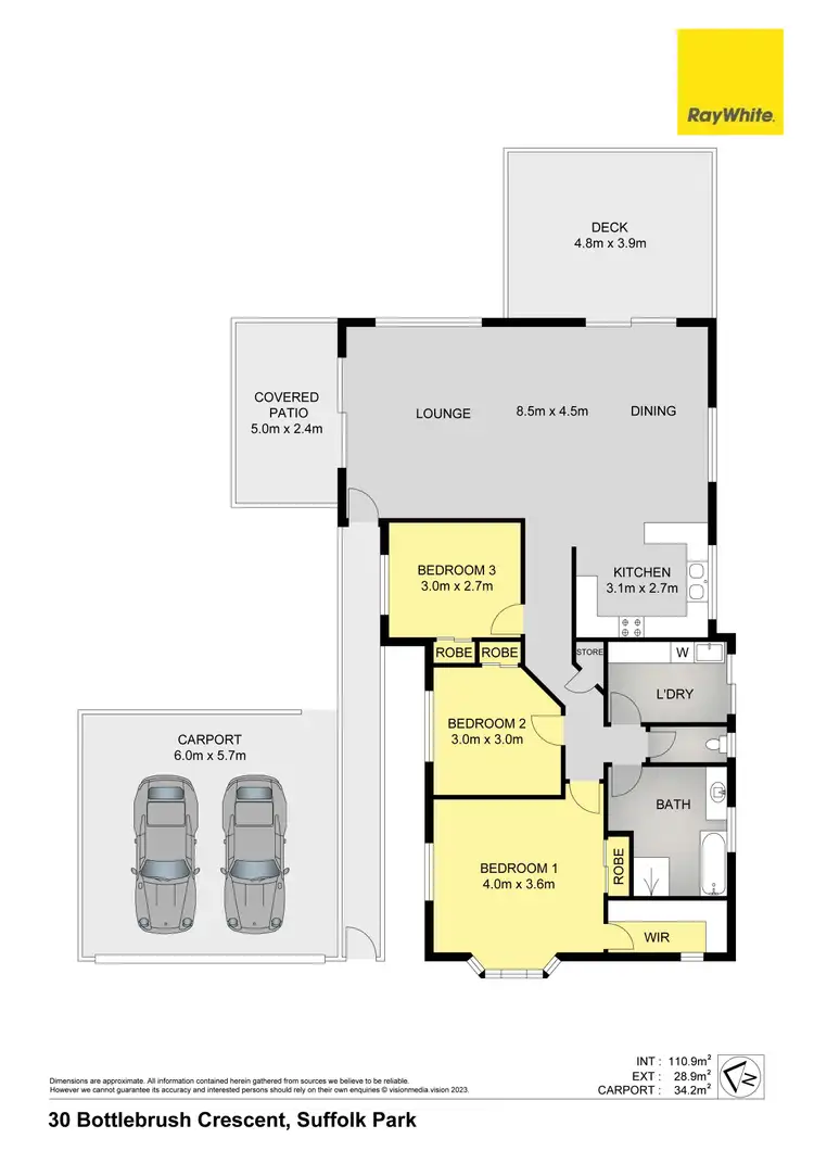 Floorplan of Homely house listing, 30 Bottlebrush Crescent, Suffolk Park NSW 2481