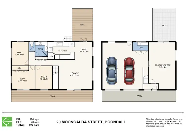 Floorplan of Homely house listing, 20 Moongalba Street, Boondall QLD 4034
