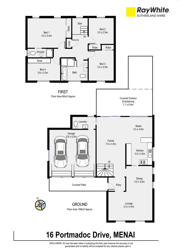 Floorplan of Homely house listing, 16 Portmadoc Drive, Menai NSW 2234