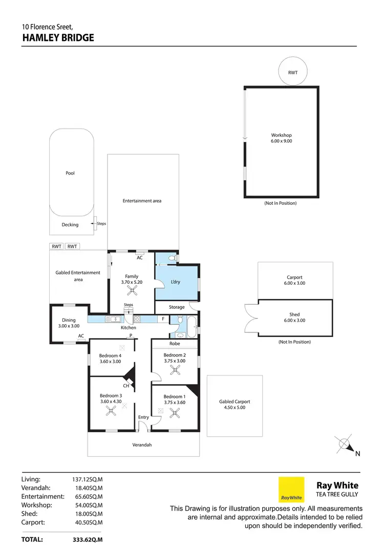 Floorplan of Homely house listing, 10 Florence Street, Hamley Bridge SA 5401