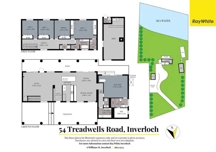 Floorplan of Homely house listing, 54 Treadwells Road, Inverloch VIC 3996