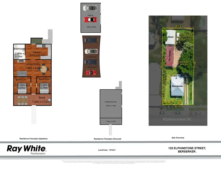 Floorplan of Homely house listing, 125 Elphinstone Street, Berserker QLD 4701