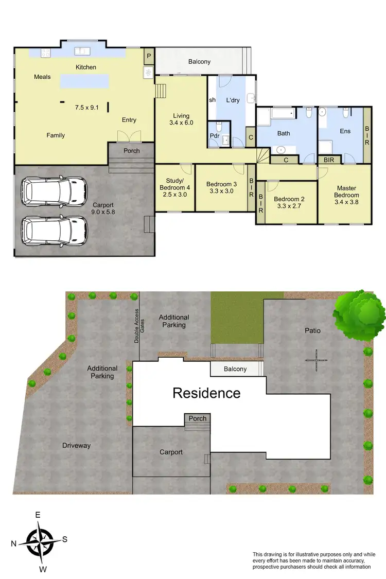 Floorplan of Homely house listing, 7 Hillgrove Close, Wheelers Hill VIC 3150