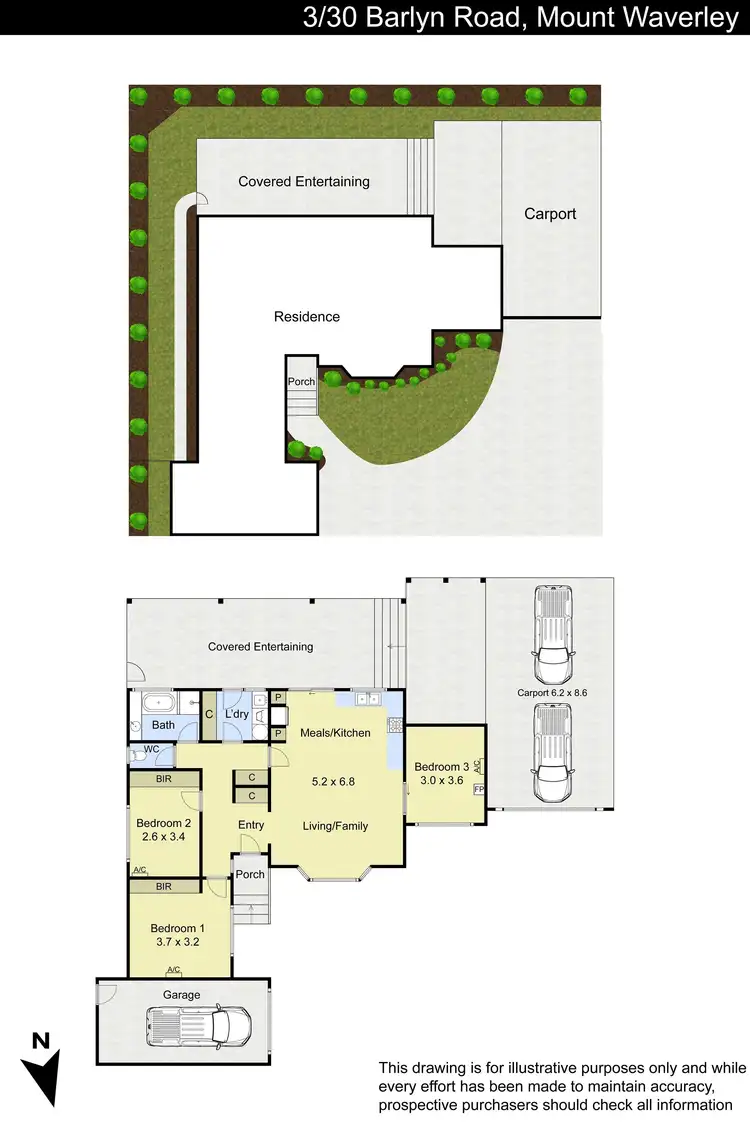 Floorplan of Homely unit listing, 3/30 Barlyn Road, Mount Waverley VIC 3149