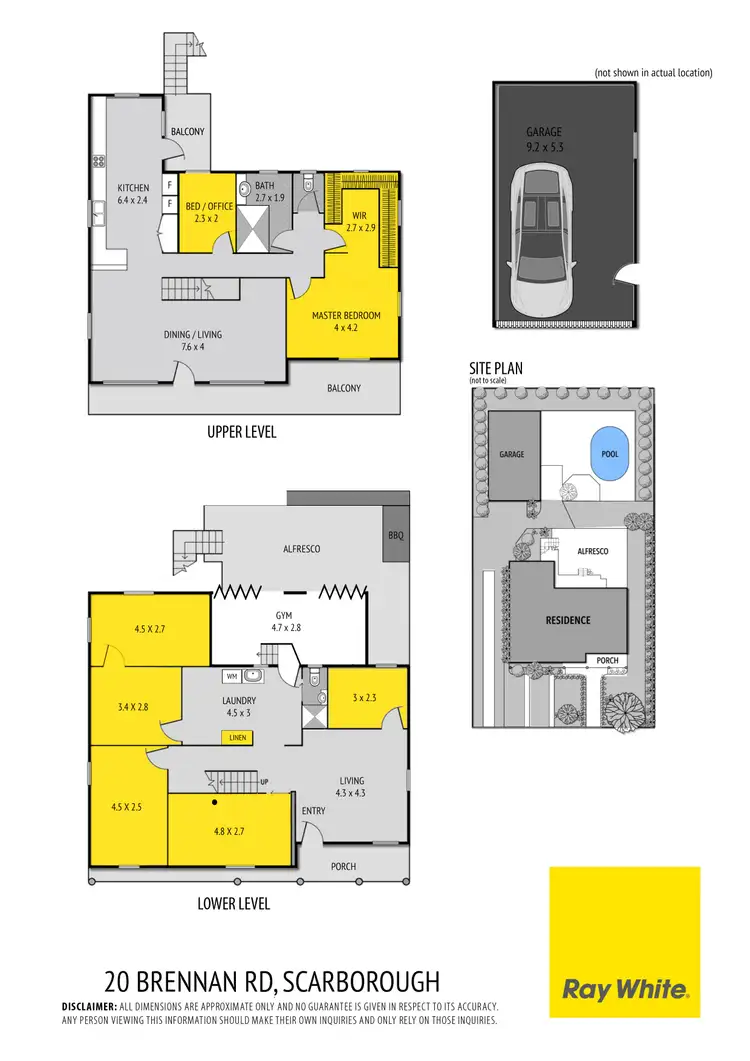 Floorplan of Homely house listing, 20 Brennan Road, Scarborough QLD 4020