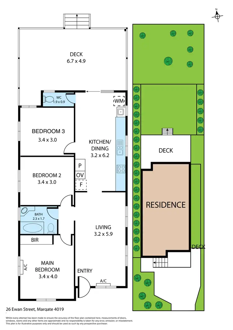 Floorplan of Homely house listing, 26 Ewan Street, Margate QLD 4019
