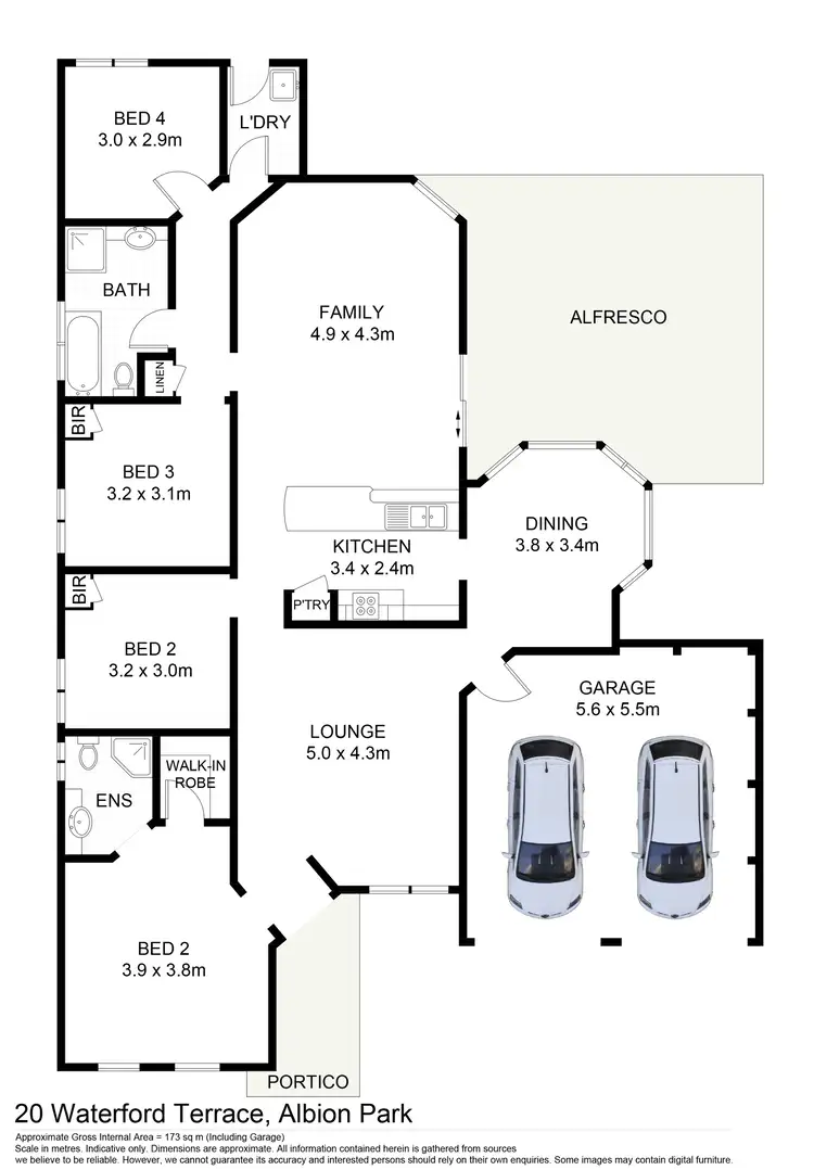 Floorplan of Homely house listing, 20 Waterford Terrace, Albion Park NSW 2527