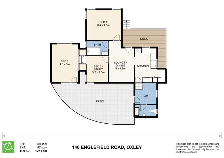 Floorplan of Homely house listing, 140 Englefield Road, Oxley QLD 4075