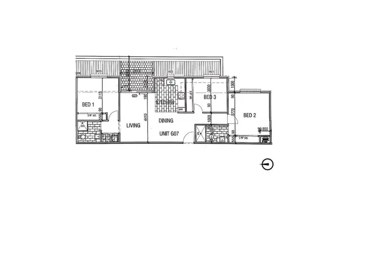 Floorplan of Homely apartment listing, G07/525 Whitehorse Road, Surrey Hills VIC 3127