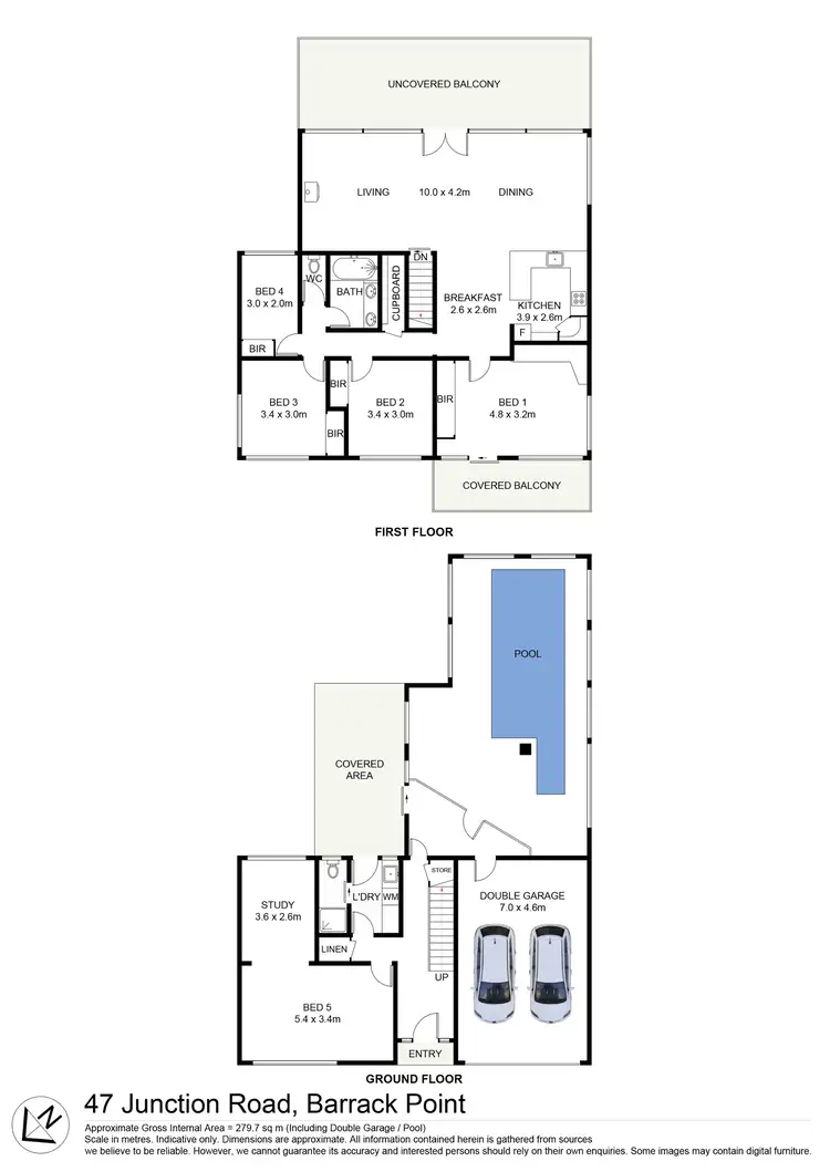 Floorplan of Homely house listing, 47 Junction Road, Barrack Point NSW 2528