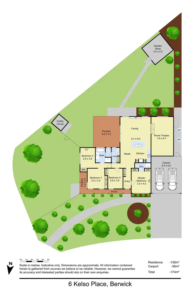 Floorplan of Homely house listing, 6 Kelso Place, Berwick VIC 3806