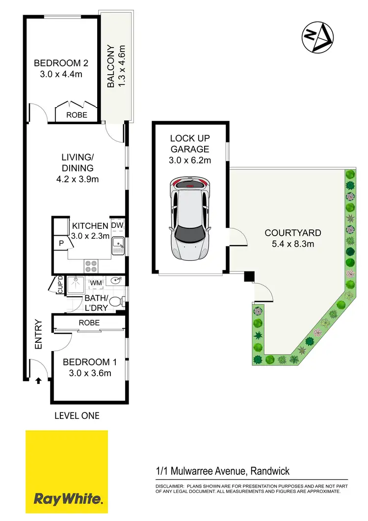 Floorplan of Homely apartment listing, 1/1 Mulwarree Avenue, Randwick NSW 2031