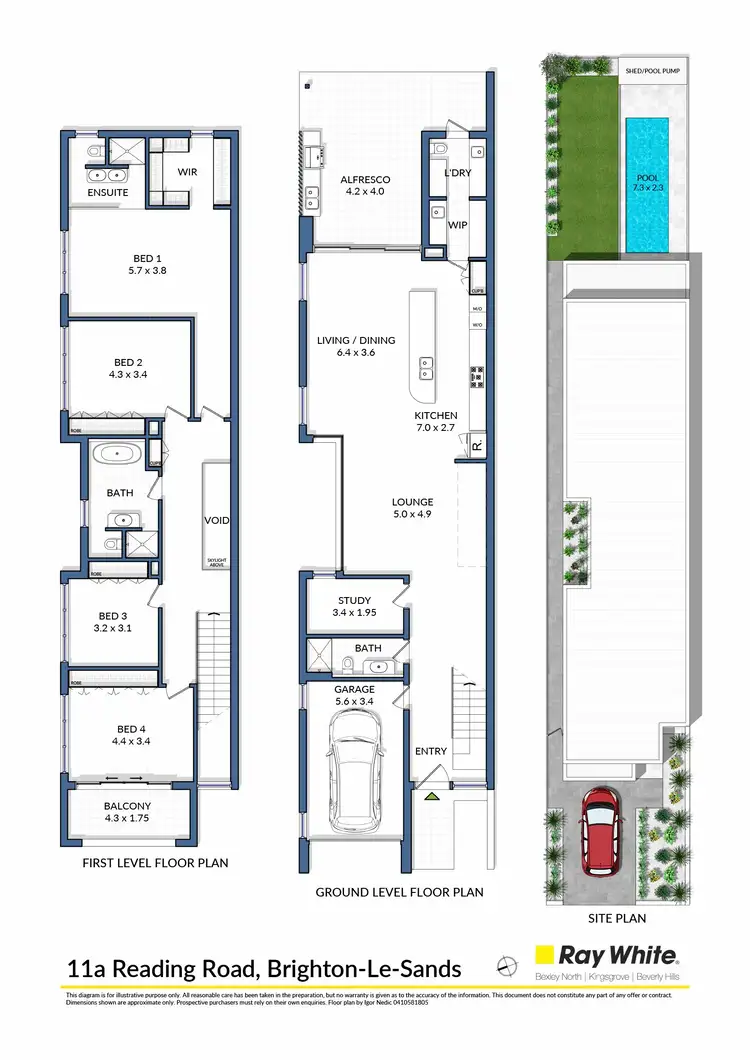 Floorplan of Homely house listing, 11a Reading Road, Brighton Le Sands NSW 2216