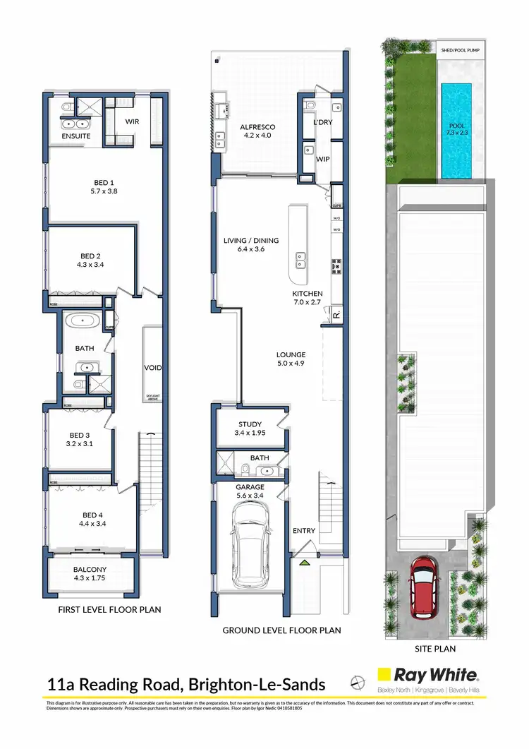 Floorplan of Homely house listing, 11a Reading Road, Brighton Le Sands NSW 2216