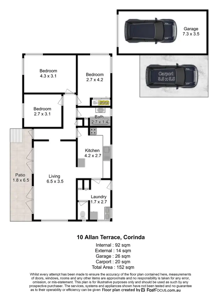 Floorplan of Homely house listing, 10 Allan Terrace, Corinda QLD 4075