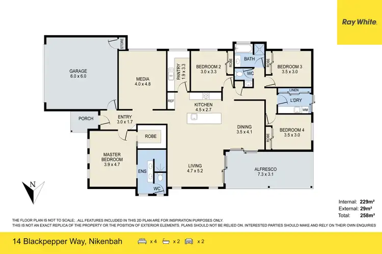 Floorplan of Homely house listing, 14 Blackpepper Avenue, Nikenbah QLD 4655