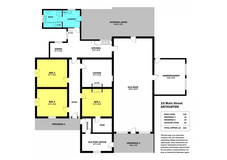 Floorplan of Homely house listing, 10 Main Street, Arthurton SA 5572